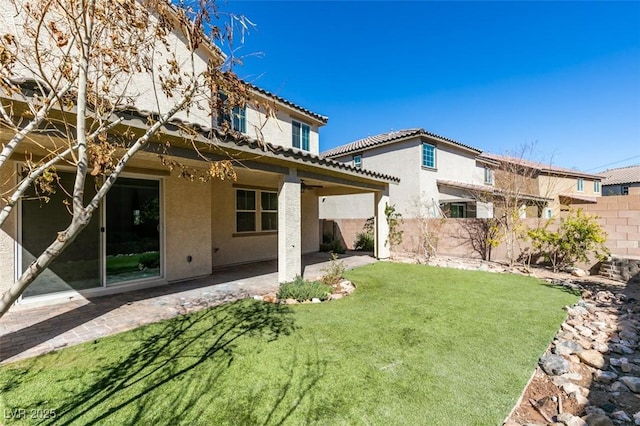 981 Soaring Moon Dr, Henderson, NV 89015 - view of yard with a patio area