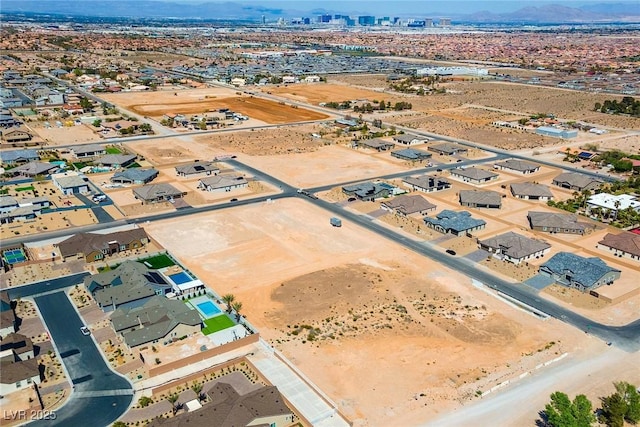 bird's eye view featuring a residential view