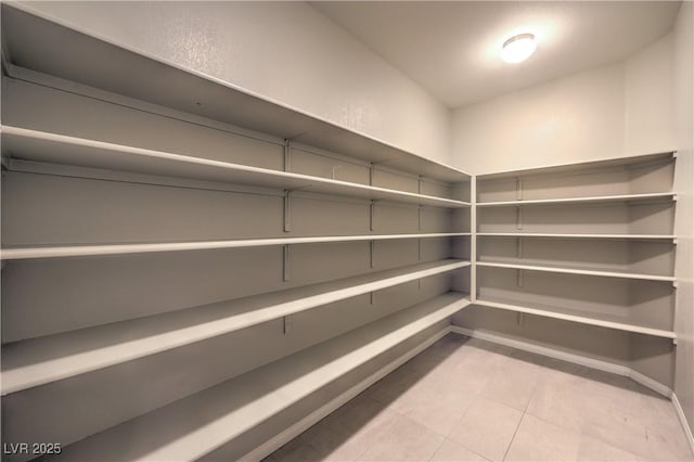 view of storage area