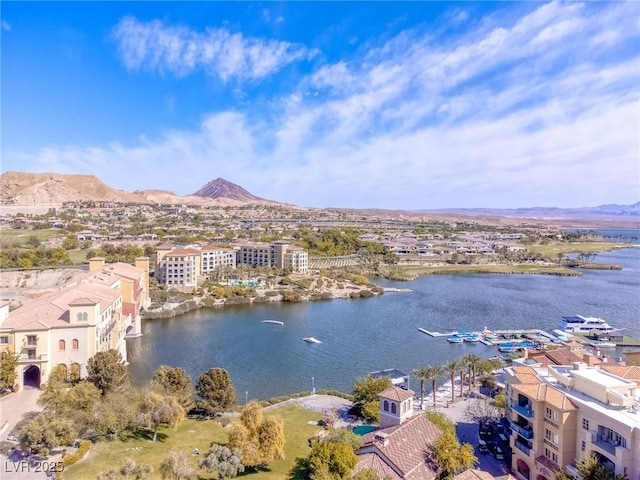 21 Via Visione Unit 201, Henderson, NV 89011 - drone / aerial view of a water and mountain view