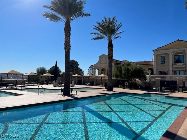 21 Via Visione Unit 201, Henderson, NV 89011 - community pool featuring a patio area