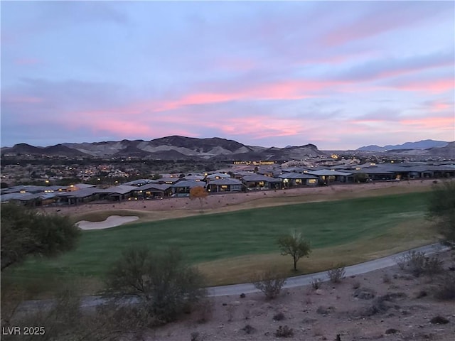21 Via Visione Unit 201, Henderson, NV 89011 - surrounding community with a residential view, a mountain view, and view of golf course