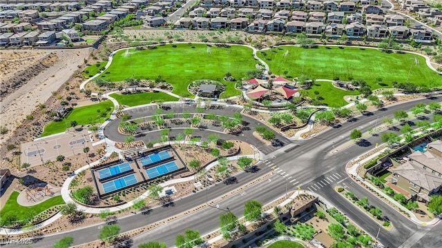 birds eye view of property featuring a residential view