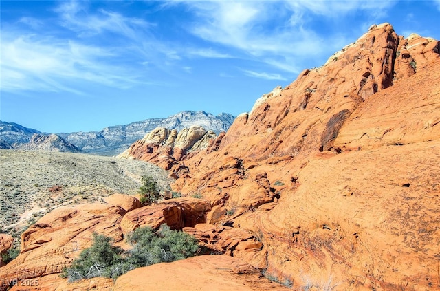 view of mountain feature