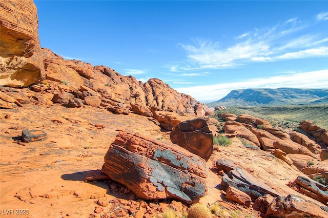 view of mountain feature