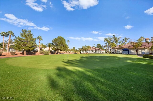 view of community featuring a residential view and golf course view