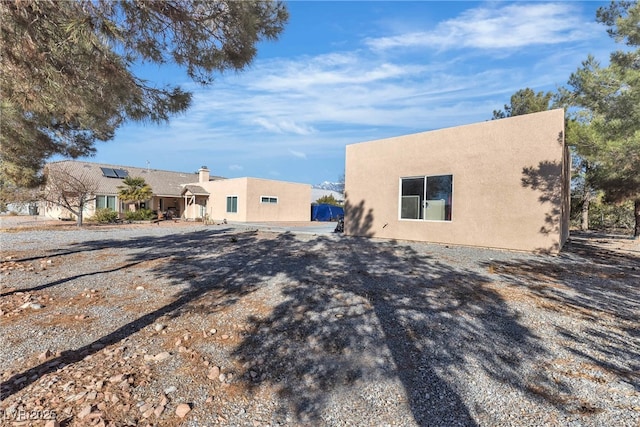 view of property exterior featuring stucco siding