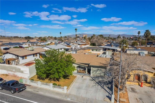 bird's eye view featuring a residential view