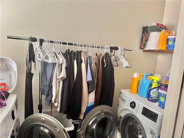 5320 Tartan Hill Ave, Las Vegas, NV 89141 - laundry area featuring laundry area and washing machine and dryer
