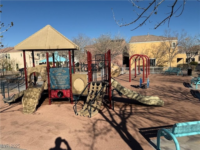 view of communal playground