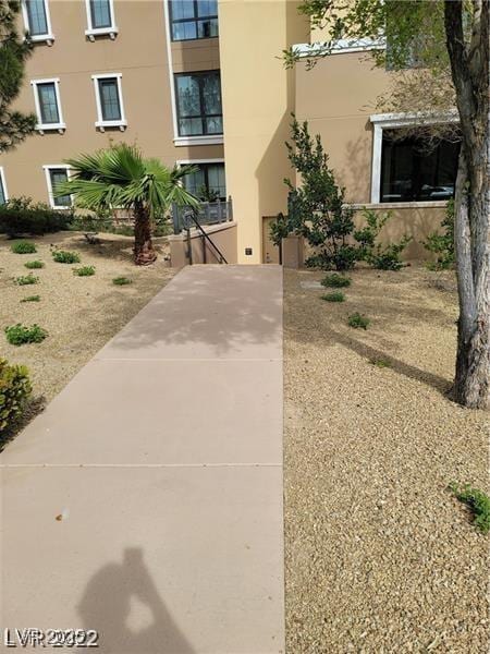 exterior space featuring stucco siding