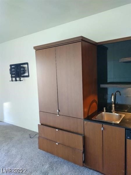 closet featuring a sink