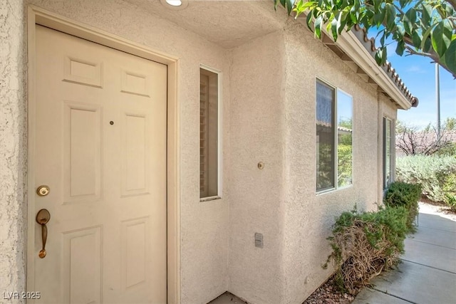 2137 Hidden Ranch Ter, Henderson, NV 89052 - property entrance featuring stucco siding