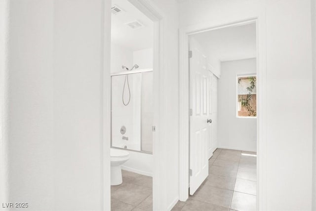 2137 Hidden Ranch Ter, Henderson, NV 89052 - full bath with tile patterned floors and bath / shower combo with glass door