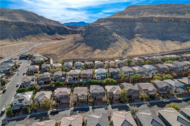 mountain view featuring a residential view