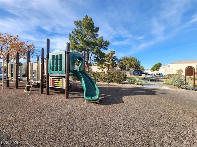 view of communal playground