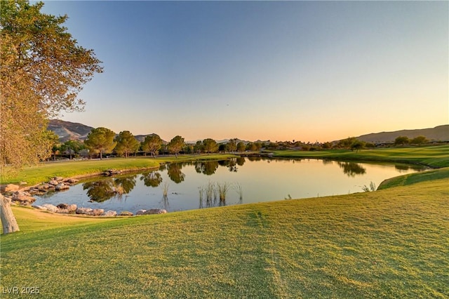 property view of water