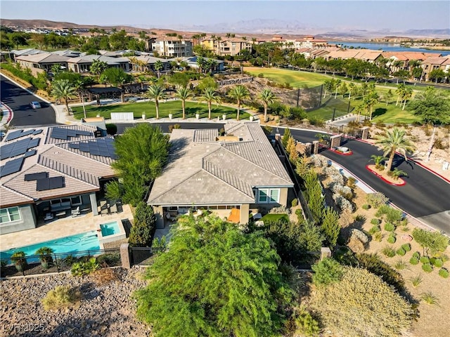 bird's eye view featuring a residential view