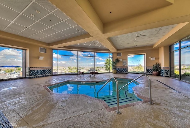 view of swimming pool with a pool