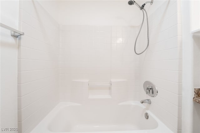 full bathroom featuring tub / shower combination