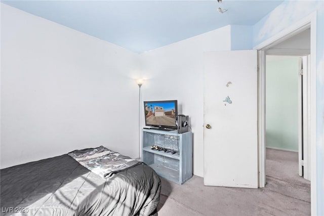 bedroom featuring carpet flooring