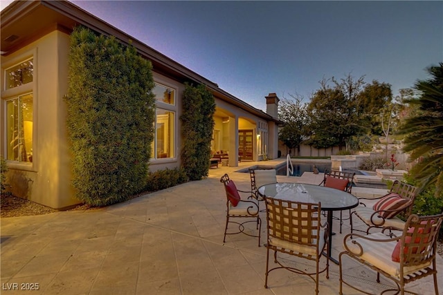 view of patio / terrace featuring outdoor dining space