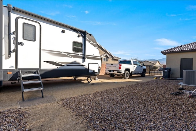 view of vehicle parking