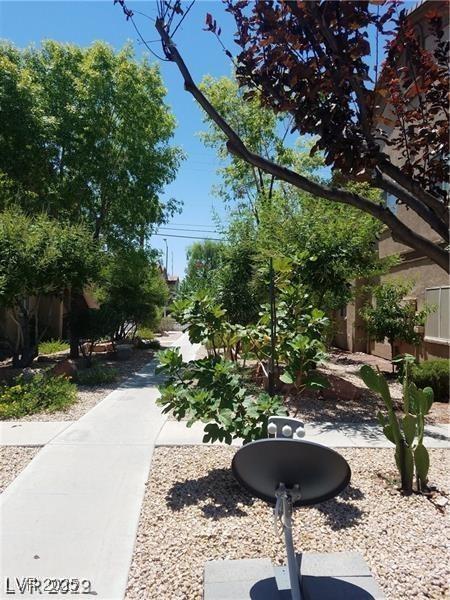 view of property's community with fence