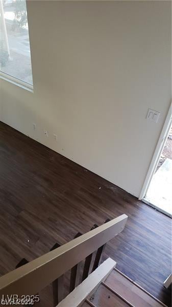 interior space featuring wood finished floors