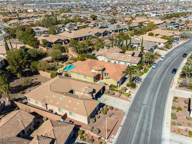 birds eye view of property featuring a residential view