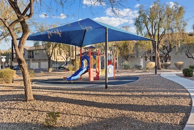 view of communal playground