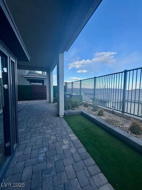 view of patio / terrace featuring a fenced backyard