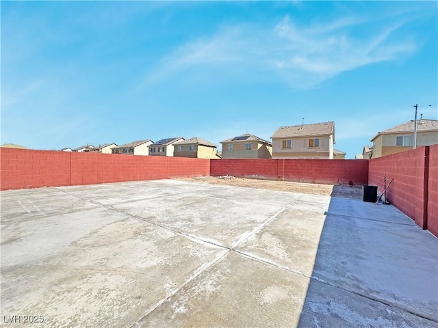 view of patio / terrace with a fenced backyard