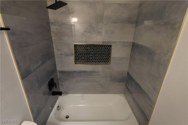 full bath with tub / shower combination and toilet