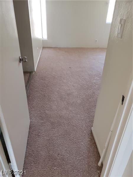 interior space featuring carpet flooring