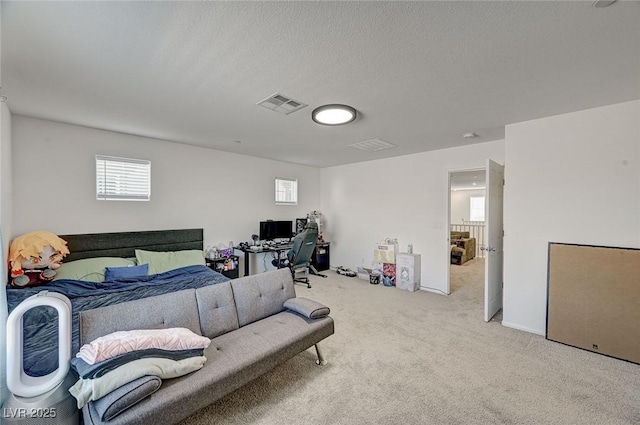 6747 Marjoram St, Las Vegas, NV 89166 - carpeted bedroom with a desk