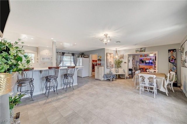 view of dining room