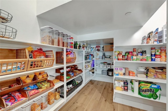 view of pantry