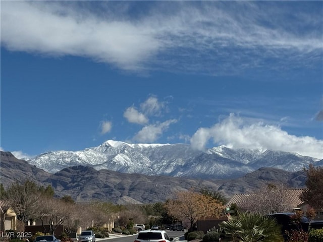 view of mountain feature