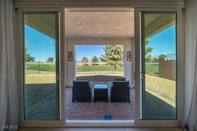 4400 E Cactus Canyon Dr, Pahrump, NV 89061 - doorway featuring a healthy amount of sunlight