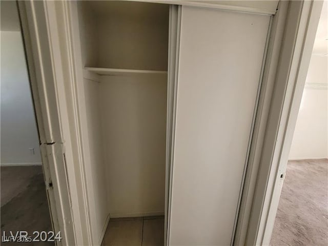 view of closet