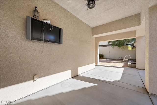 view of patio / terrace with fence