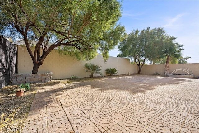 view of patio / terrace with a fenced backyard