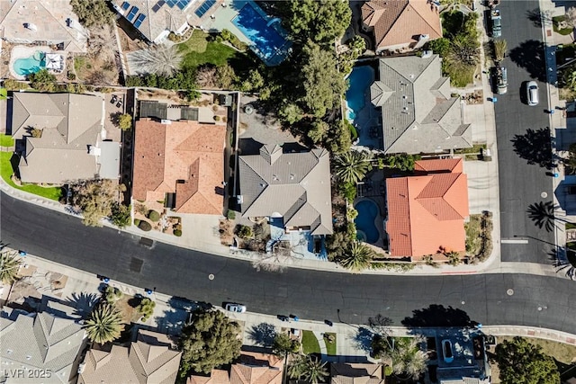 bird's eye view featuring a residential view