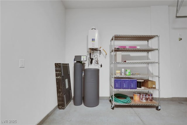 utilities featuring tankless water heater