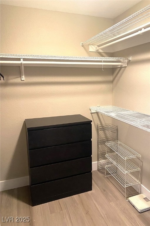 6250 W Flamingo Rd Unit 103, Las Vegas, NV 89103 - walk in closet featuring light wood-style flooring