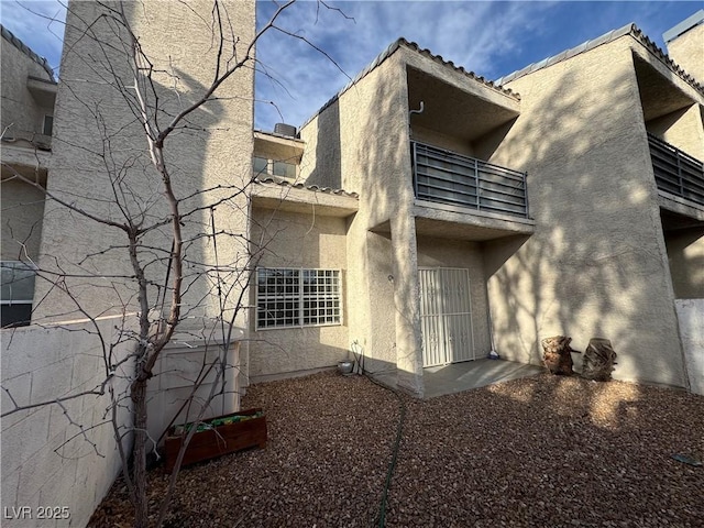 view of home's exterior featuring stucco siding