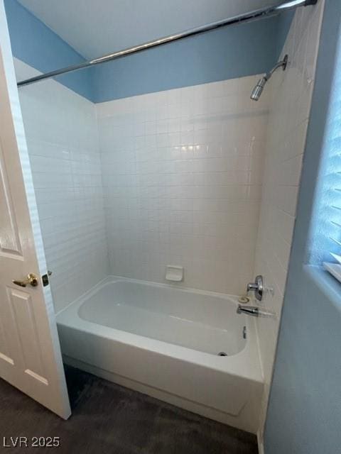 bathroom with shower / bath combination