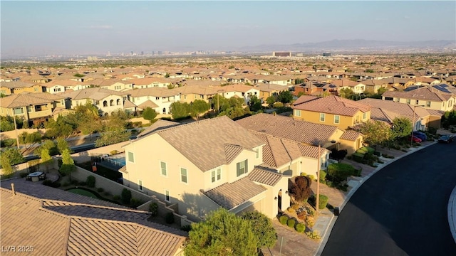 drone / aerial view featuring a residential view