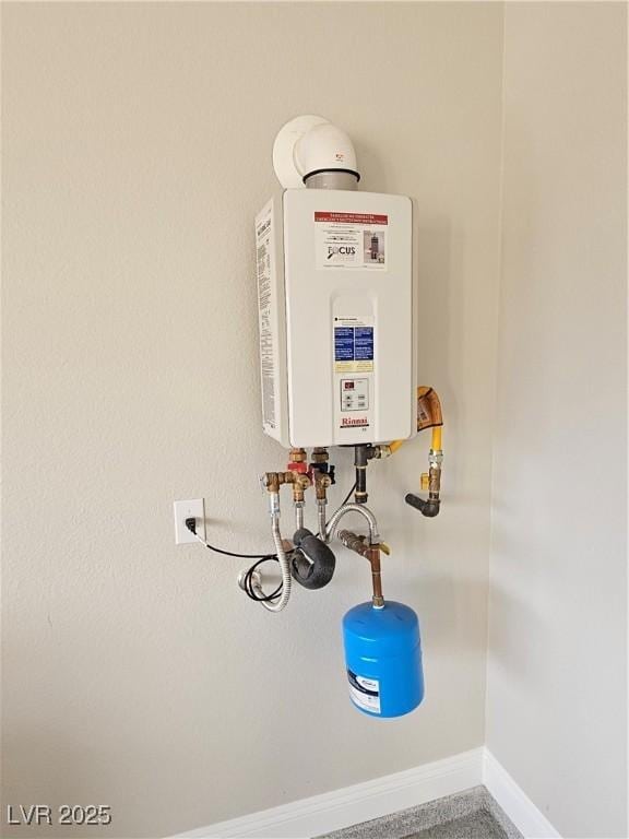 utilities with tankless water heater